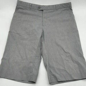 AVVA Project Mens Gray Flat Front Shorts Size 36 15” inseam